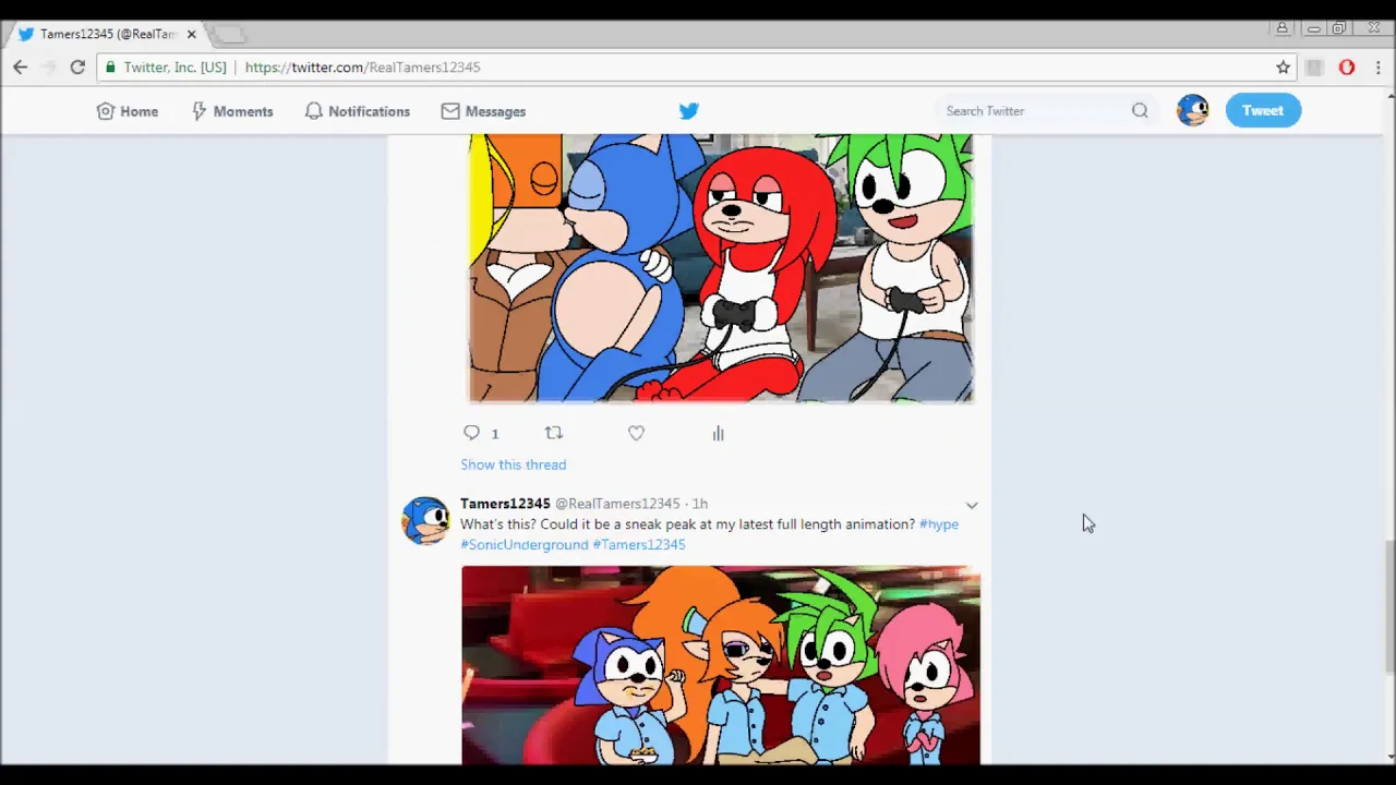 Tamers12345 Joins Twitter (TheRealTamers12345)